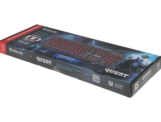 Клавиатура проводная игровая Defender Quest GK-596